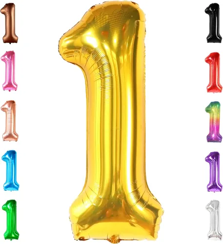 Vista 157 de KatchOn, Globo gigante de oro rosa con el número 5 de 40 pulgadas, globos de cinco globos de oro rosa con el número 5, decoraciones de cumpleaños 5