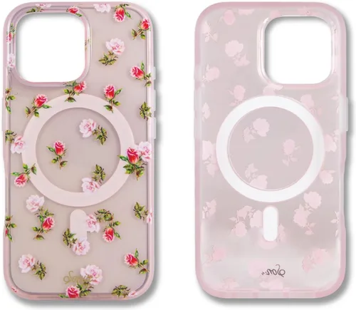 Vista 247 de Sonix - Funda para iPhone 12 y iPhone 12 Pro, compatible con MagSafe, probada contra caídas de 10 pies, Brown Tort, diseño de carey marrón