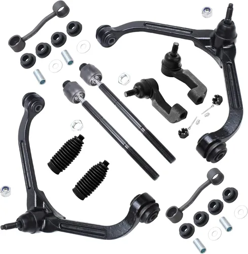 Vista 99 de Detroit Axle - Kit de brazos de control de extremo delantero RWD para cargador Chrysler 300 Dodge Challenger 11-19, brazos de control