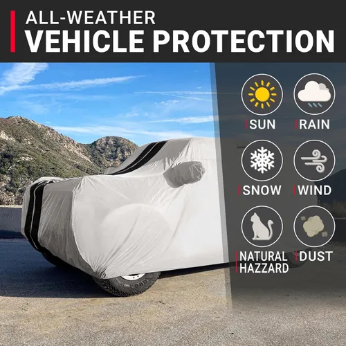 Vista 103 de iCarCover Funda de automóvil de alta calidad para Mazda CX-5 2013-2023, impermeable, para todo tipo de clima, lluvia, nieve, UV, protector