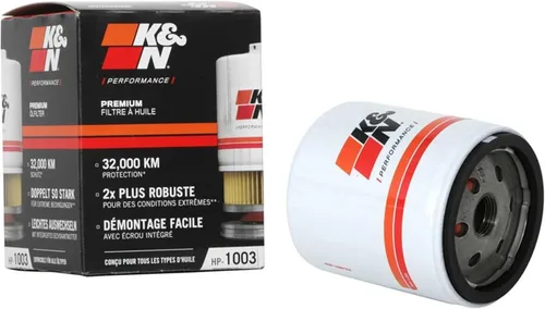 K&N HP-1003 Performance, filtro de aceite extraíble.