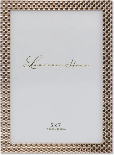 Vista 9 de Lawrence Frames Marco de fotos con diseño de pulsera de metal fundido, 4 x 6, dorado