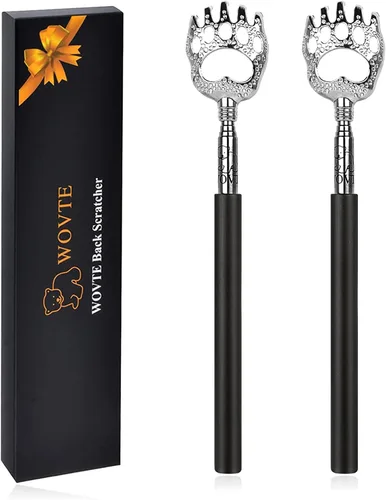 Vista 13 de Rascador de espalda Wovte telescópico en forma de garra de oso, Negro, 1