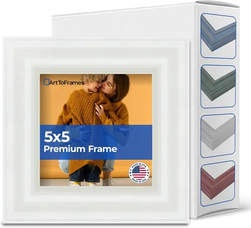 Vista 116 de Marco profundo de madera vincapervinca para fotografía 1.5 pulgadas de ancho.