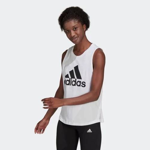 Vista 2 de adidas Camiseta sin mangas con logotipo grande Essentials para mujer