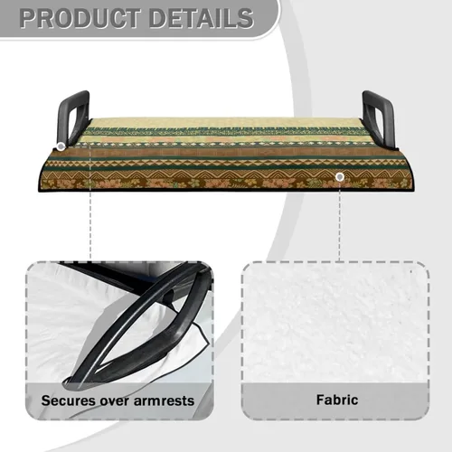 Vista 4 de Flashideas Aztec Features - Fundas de asiento de carrito de golf, protección de asiento para todas las estaciones, universal, para club car