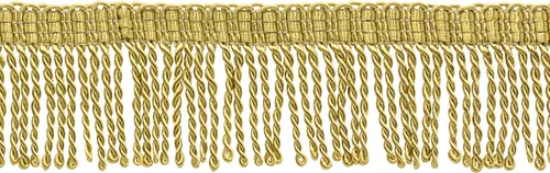 Vista 8 de DÉCOPRO Colección Basic Trim de 2 pulgadas (2.0 in) con bordes de color azul, # BFT2, oro antiguo # C4T (oro amarillo, azul rey) paquete de 5 yardas