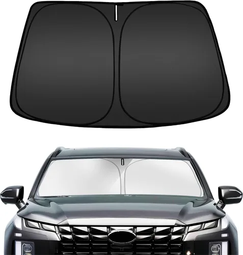 Vista 74 de ARISMOTOR Parasol para parabrisas para BMW X3 2018-2025, ajuste personalizado plegable, protector de parasol y visera solar para ventana delantera