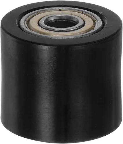 Vista 12 de HARFINGTON Tensor de polea de rodillo de cadena de 0.394 pulgadas (0.394 in), tipo cilindro de nailon, deslizador de rueda para mini motocicleta