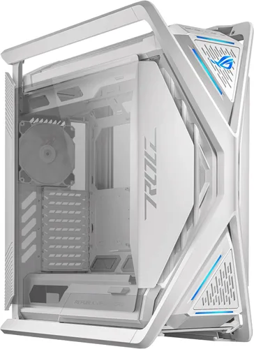 Vista 9 de ASUS ROG Hyperion GR701: Carcasa de ordenador EATX de torre completa con estructura semi-abierta, paneles laterales sin herramientas, soporta hasta