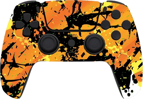 Vista 48 de Custom Wireless Controller Compatible with PS5 - Multiple Designs Available (Abstract Fusion)