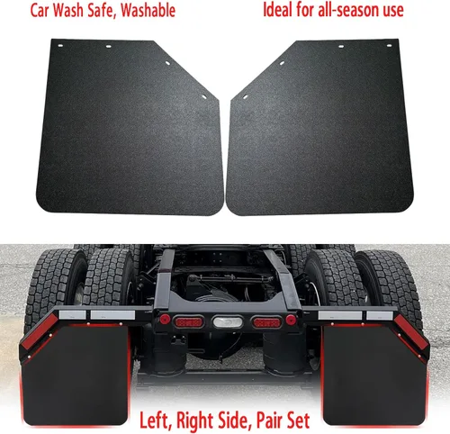 Vista 2 de BST BSSP 2 piezas Nuevo Guardabarros Universal de Lodo de Ángulo de Polímero de Alta Resistencia para Guardabarros de Semi-Camión 61 * 61 cm