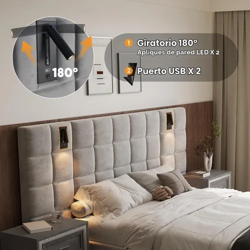 Vista 5 de base de cama de plataforma tamaño queen con 1 mesita de noche de conjunto 1+1, elegante cama tapizada de terciopelo con cabecero acolchado