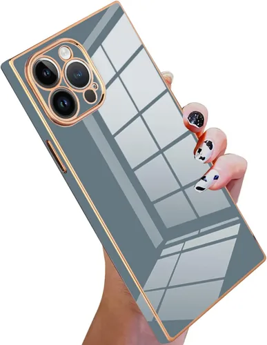 Vista 126 de KANGHAR - Carcasa rectangular para iPhone 12, galvanizada, color negro Funda protectora de lujo para mujeres, niñas y hombres con diseño