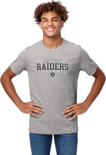 Vista 41 de FOCO NFL - Camiseta de manga corta para hombre, con logotipo de fútbol americano de la NFL