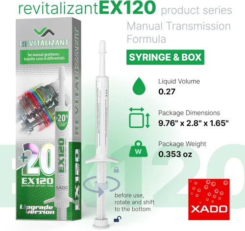 Vista 3 de XADO EX120 Corrección de transmisión automática - Tratamiento para CVT y otros tipos de caja de cambios Aditivo y protector ATF - Reduce