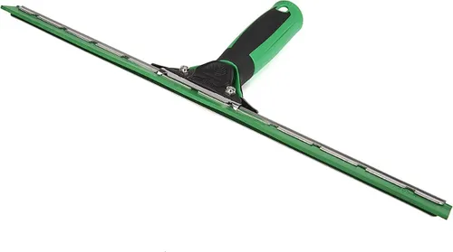 Vista 10 de Unger AK011AUNGER ErgoTec - Kit de iniciación de limpiador de ventanas 2 en 1, escobilla de goma y funda de microfibra para lavadora eléctrica