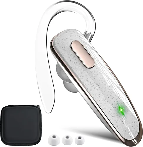 Vista 12 de Auricular Bluetooth para teléfonos móviles, V5.1 auriculares inalámbricos manos libres con estuche de carga de batería y micrófono incorporado