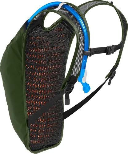 Vista 2 de CamelBak Hydrobak Mochila de hidratación ligera para bicicleta, 50 onzas, verde militar