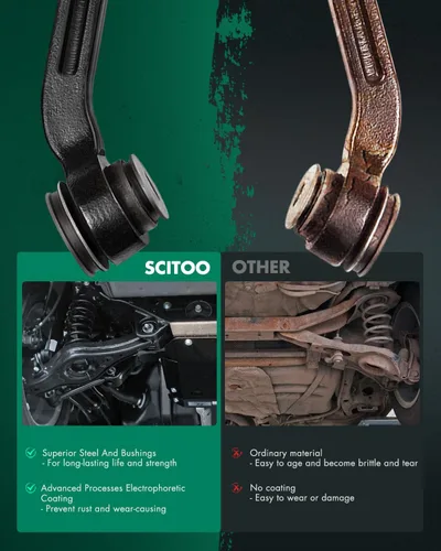 Vista 5 de SCITOO Par de eslabones de extremo de barra estabilizadora delantera para MINI Cooper 2002-2014