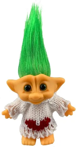 Vista 10 de Muñecas retro de trol, lindas muñecas vintage de Troll cromáticas adorables para colecciones, proyectos escolares, artes y manualidades, recuerdos