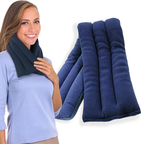 Vista 9 de SunnyBay Almohadilla de Calentamiento para Microondas, Envoltura de Cuello y Hombros Calentada y Humectante, Bolsa de Frio o Compresa Caliente