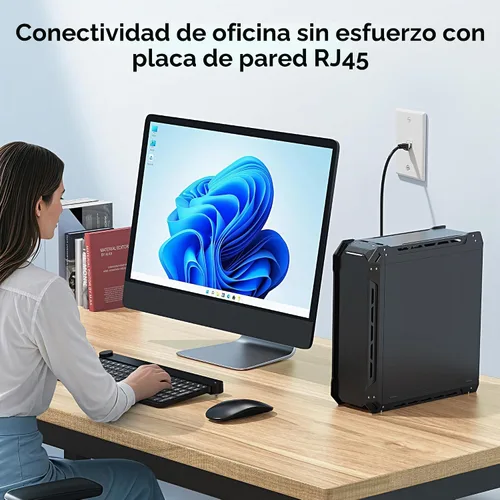 Vista 2 de Cable Matters - Paquete de 10 placas de pared Keystone de perfil bajo de 1 puerto