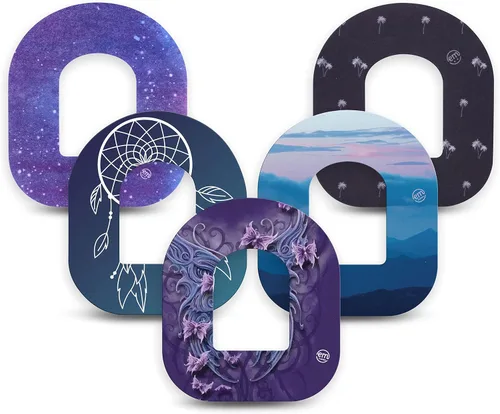 Vista 18 de ExpressionMed - Parches adhesivos para Omnipod (paquete de 5) - Impermeables y resistentes al sudor, cubiertas de sensor que no se deshilachan