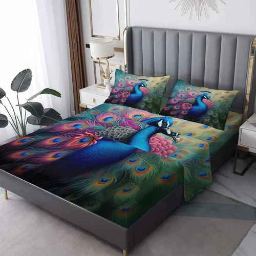 Vista 14 de Bear Sheets tamaño individual – Sábanas de microfibra suave y bolsillo profundo y sábanas con patrón sin arrugas, 3 piezas
