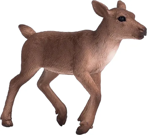 Vista 3 de MOJO Raindeer Calf - Figura de juguete pintada a mano de vida silvestre internacional realista
