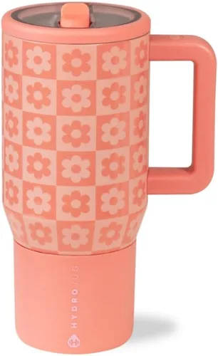 Vista 24 de HydroJug Kids - Botella de agua aislada para niños de 20 oz con popote abatible y asa A prueba de fugas y duradera Perfecta para escuela