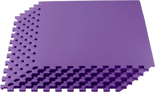 Vista 17 de We Sell Mats - Baldosas multiusos de espuma EVA con un grosor de 0.5 pulgadas, alfombrillas entrelazadas para gimnasios de interior y para el hogar