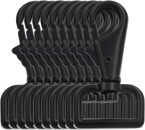 BIKICOCO Perno de botón giratorio de 1 pulgada para palanca de presión y cierre de langosta para collar de correa de perro, cincha, color negro,