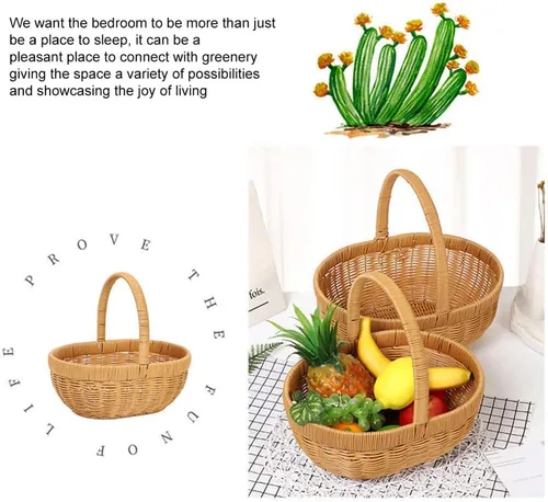 Vista 4 de Cesta de pícnic, cesta de pícnic, cesta de picnic para 2, cestas de picnic para parejas, cesta de picnic de mimbre, juego de cesta de picnic, cesta