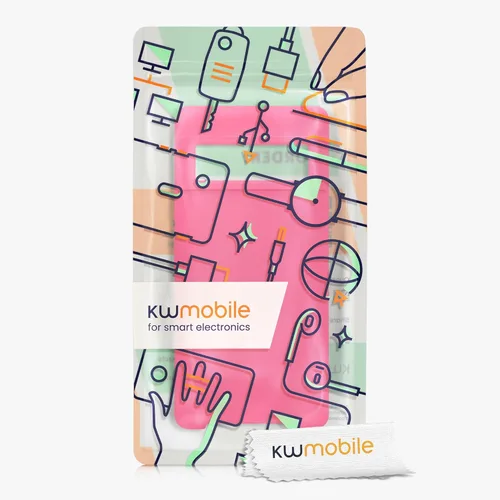 Vista 169 de kwmobile Funda Compatible con Google Pixel 6 Pro - Funda de teléfono de silicona TPU con acabado suave - Azul Arrecife
