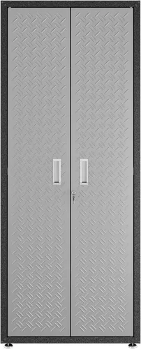 Vista 27 de Manhattan Comfort Colección Fortress Cofre de Garaje Móvil Cómodo y Duradero Excelente para Herramientas y Suministros, Gris Carbón Oscuro/Plateado