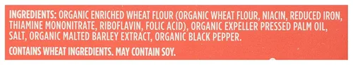 Vista 8 de 365 by Whole Foods Market, Galletas de agua orgánicas con pimienta agrietada, 4.4 onzas