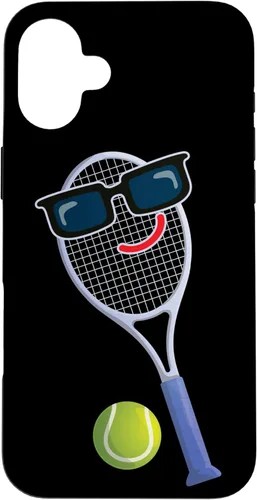 Vista 22 de Tennis Racket Tennis Ball Tennis Player Backhand Gift Case for iPhone 16