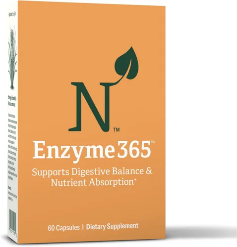 Enzyme 365 Advanced Digestive Enzymes Suplemento con 17 enzimas y hierbas calmantes | Apoya la digestión, reduce la hinchazón y los gases, aumenta