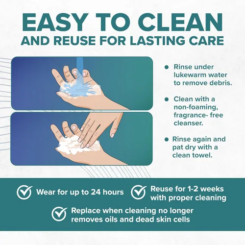 Vista 7 de EpiDerm Areopexy - Láminas de silicona para cicatrices – Cinta de silicona de grado médico para cirugía de mama – Reutilizable, lavable