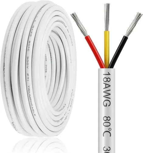 Vista 43 de Cable eléctrico de 10 pies, calibre 16, 3 conductores, cable eléctrico de 16 AWG, cable de cobre estanñado sin oxígeno de 16/3, cable de baja