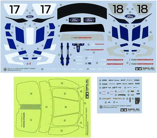 Vista 7 de Tamiya 24354 Ford 1/24 Mustang GT4