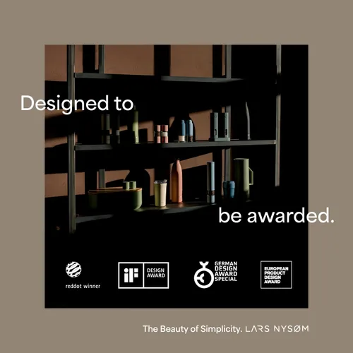 Vista 7 de LARS NYSØM - Molinillo de sal y pimienta de acero inoxidable con molinillo de cerámica ajustable, de diseño