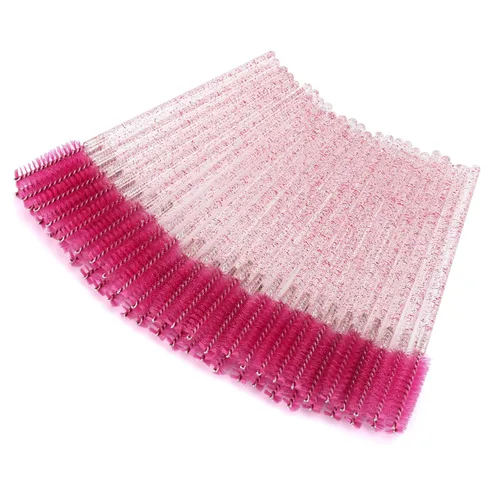 Vista 12 de Tbestmax 500 Varitas de Rímel Desechables Cepillo de Pestañas Spoolies para Ceja Extensión de Pestañas de Ojo, Kits de Aplicadores de Brochas de 5