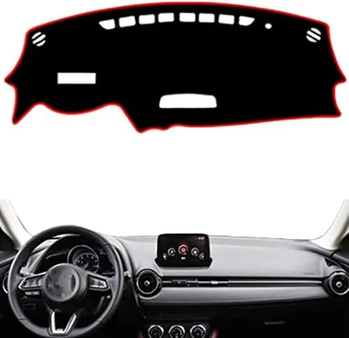 Vista 2 de KAYJAE Car Dash Cover Mat,for Mazda CX3 CX-3 2018,Blue Edge Anti-Slip Mat Dashboard Cover Pad Interior Styling Accessories