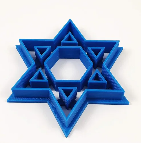 Vista 2 de Jewish Star of David Cookie Cutter