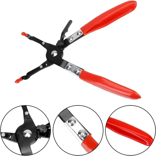 Vista 2 de Alicates de soldadura de coche de 2 piezas, pinzas de soldadura de alambre multifuncionales, alicates de asistencia de recogida, herramientas