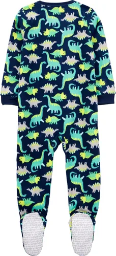 Vista 2 de Simple Joys by Carter's Pijamas de forro polar con pies de ajuste holgado y resistentes a las llamas para bebés varones