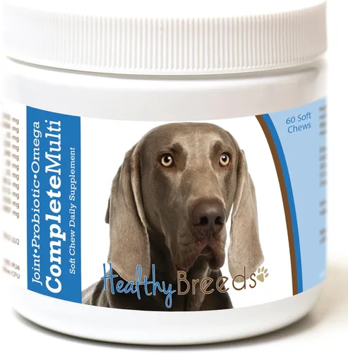 Vista 221 de Healthy Breeds Cavalier King Charles Spaniel - Multivitamínico todo en uno, completo con probióticos, glucosamina, condroitina y omegas, 60