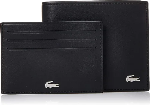 Vista 4 de Lacoste Mens Fitzgerald Leather Waller and Card Holder Set